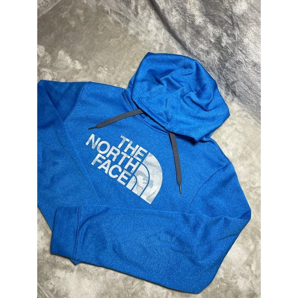 The North Face Pullover Hoodie Sweater Men's Medium Blue Jacket